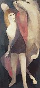 Marie Laurencin Female and white horse oil painting picture wholesale